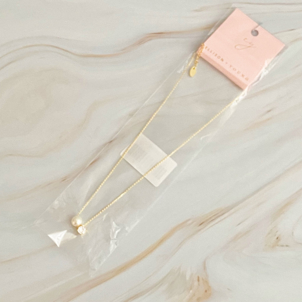 Collier Perle et Diamant