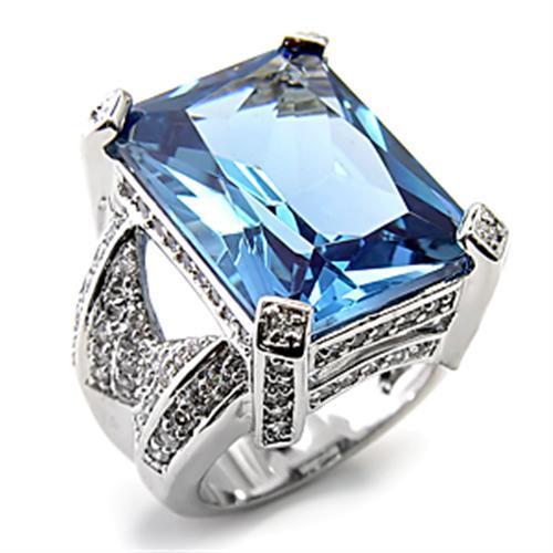Bague Argent 925 Rhodium avec CZ