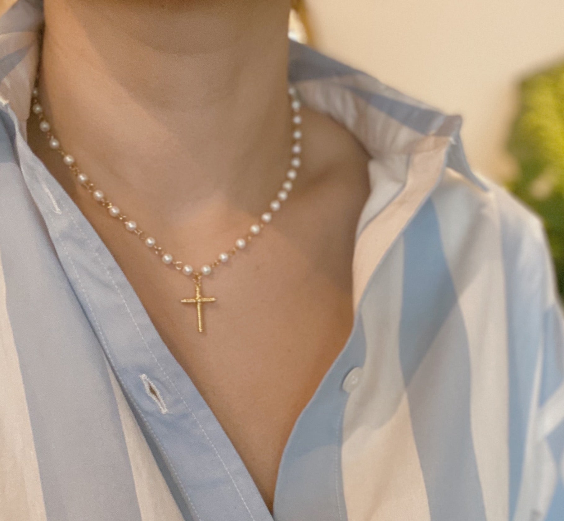 Collier Pendentif Croix