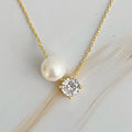 Collier Perle et Diamant