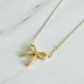 Collier Nœud Brillant