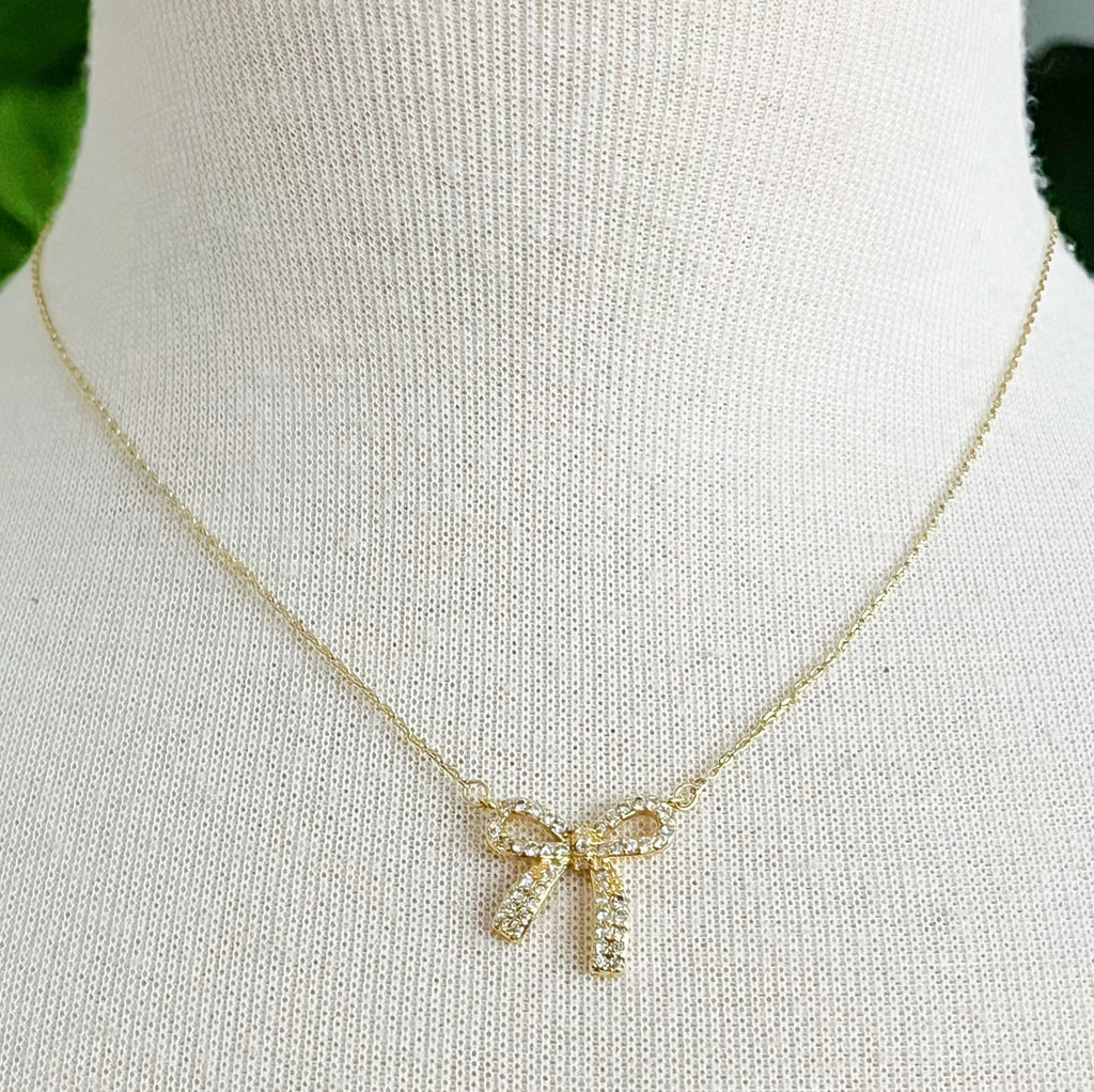 Collier Nœud Brillant