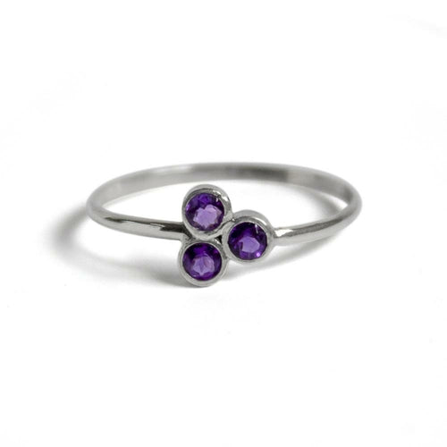 Bague Argent Améthyste