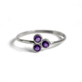 Bague Argent Améthyste