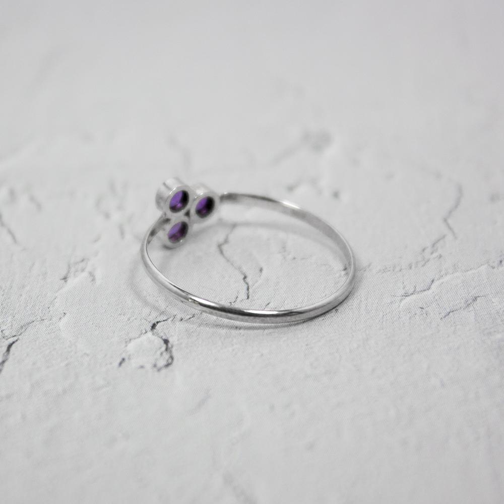 Bague Argent Améthyste